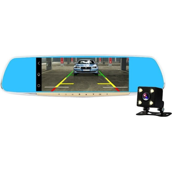 

Зеркало-регистратор Blackbox DVR V10 Full HD экран 7 дюймов и камера заднего вида