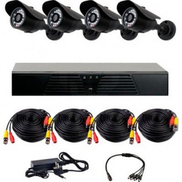 

Комплект видеонаблюдения XPRO CORDON AHD-4W KIT для установки вне помещений с 4мя камерами