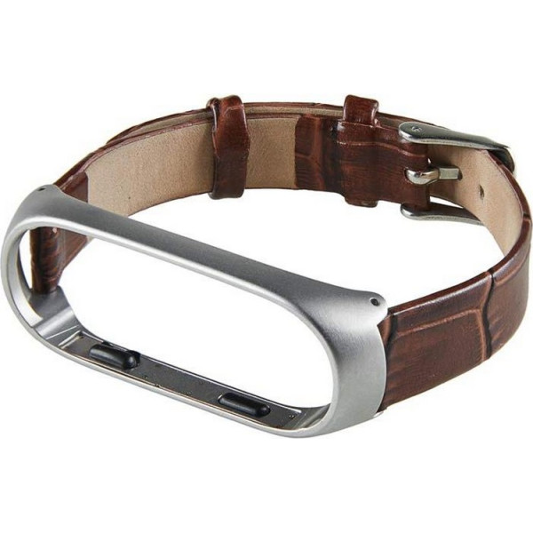 

Ремешок Gasta Leather classic for Xiaomi Mi Band 3 and Mi Band 4 color Brown