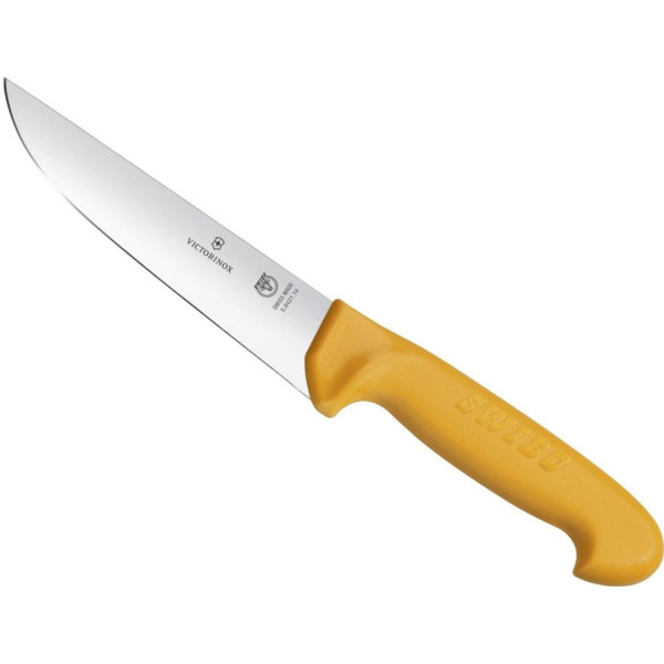 

Кухонный нож Victorinox Swibo Butcher Wide,желтый 5.8421.14