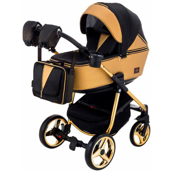 

Детская коляска универсальная 2 в 1 Adamex Sierra Polar (Gold) SR403 623907