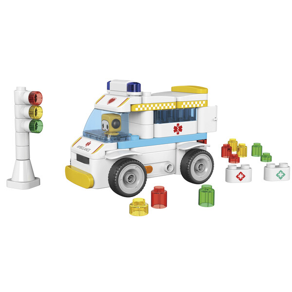 

Конструктор PAI BLOKS Скорая помощь 69 деталей (62003W)