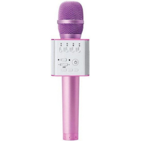 

Микрофон беспроводной для караоке MicGeek Q9 Розовый (2191202)