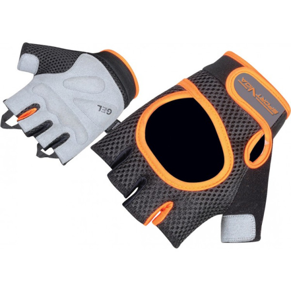 

Перчатки для фитнеса SportVida SV-AG00021 (XS) Black/Orange