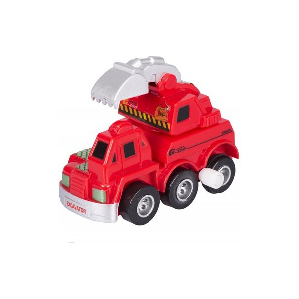 

Заводная машинка goki красная 13219G-3