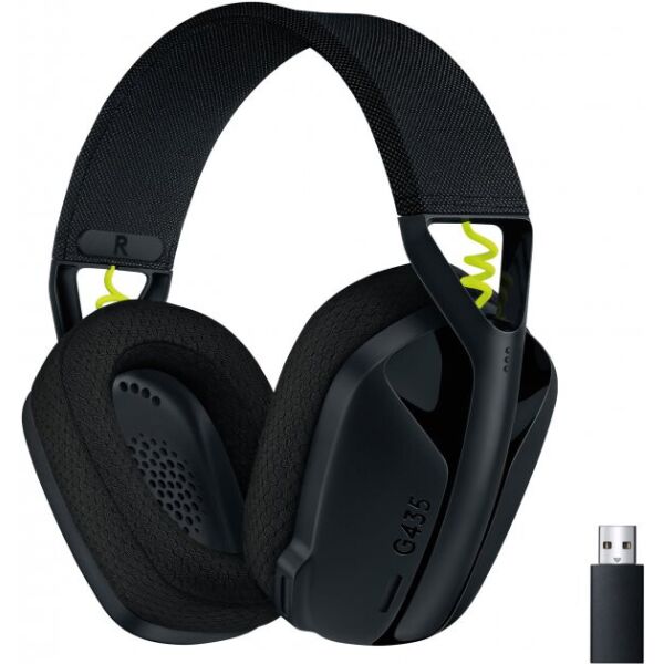 

Наушники LOGITECH G435 LIGHTSPEED Wireless Gaming Headset (981-001050) Black