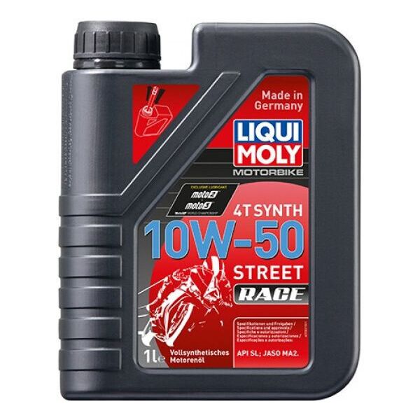 

Масло 4T Liqui Moly Motorbike Synth 10W-50 Street Race 1Л
