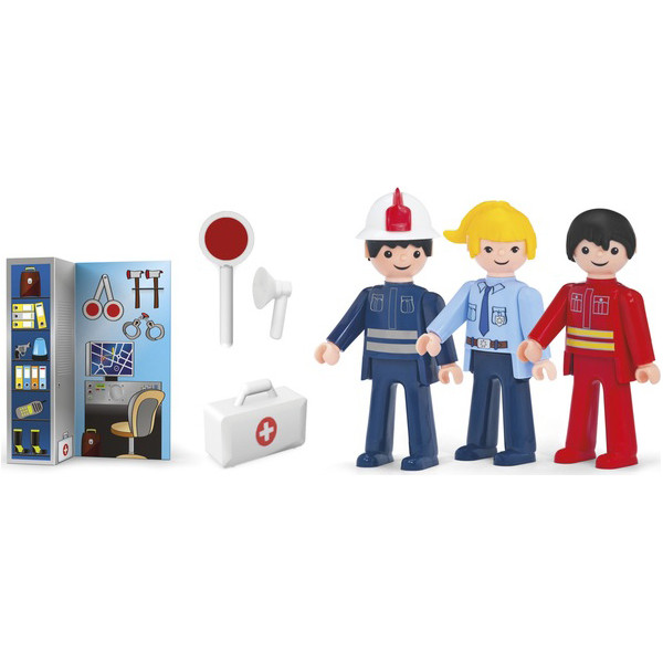 

Игровая фигурка Igracek Trio Спасатель, пожарный и полицейский (26211)