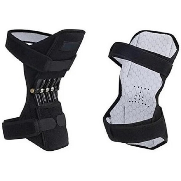 

Коленные стабилизаторы подколенные бионические Powerknee Nasus Sports Pro для поддержки коленного сустава с антибактериальным покрытием 2шт. Black