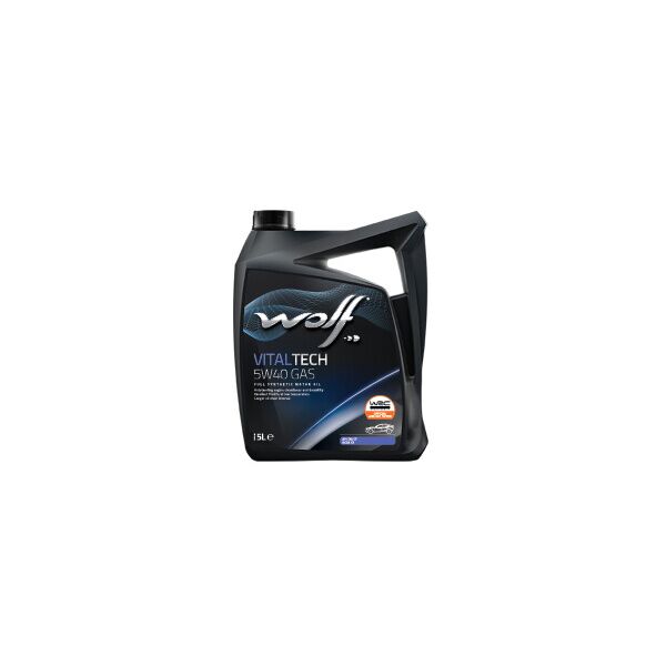 

Масло моторное WOLF 5W-40 VITALTECH GAS 5л (8326097)