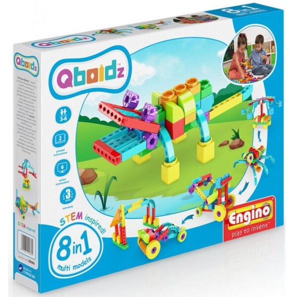 

Конструктор Engino серии QBOIDZ 8 в 1 – Животные (QB08A)