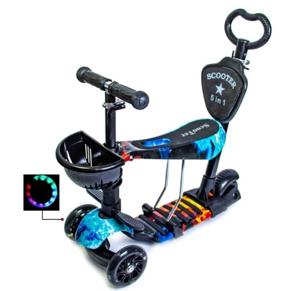 

Самокат Best Scooter 5 в 1 Fire And Ice