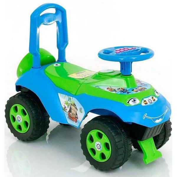 

Толокар Машинка Doloni Toys руль на русском языке Синий/зеленый (bc-fl-1049)