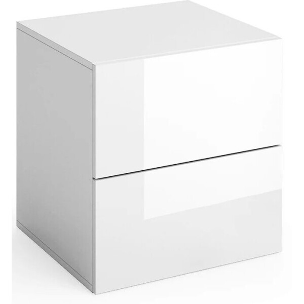 

Vicco тумбочка для спальни Charles, 50x51, цвет белый глянец