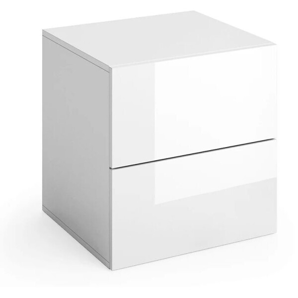 

прикроватная Vicco Charles, 50x51, 2 штуки, цвет белый глянец