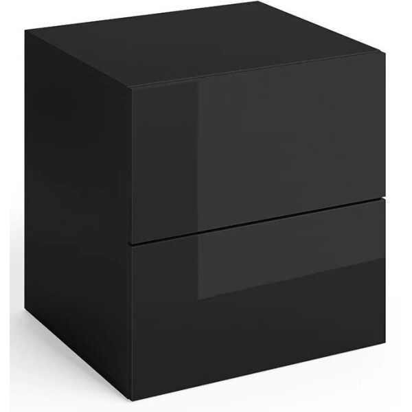 

Vicco тумбочка для спальни Charles, 50x51, цвет черный глянец