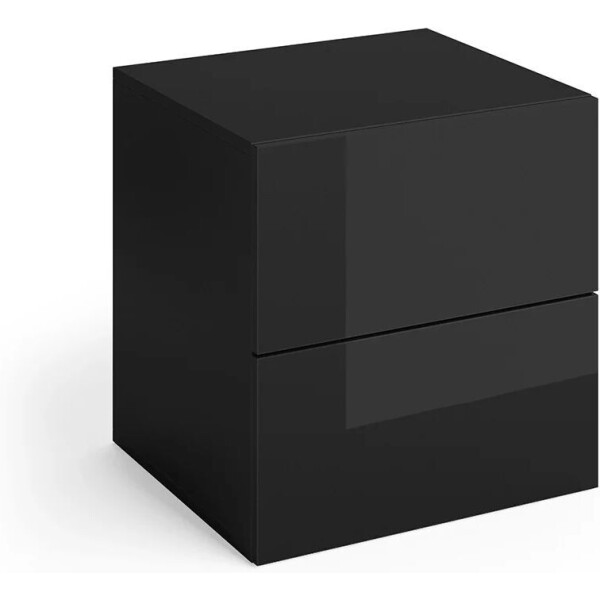 

прикроватная Vicco Charles, 50x51, 2 штуки, цвет черный глянец