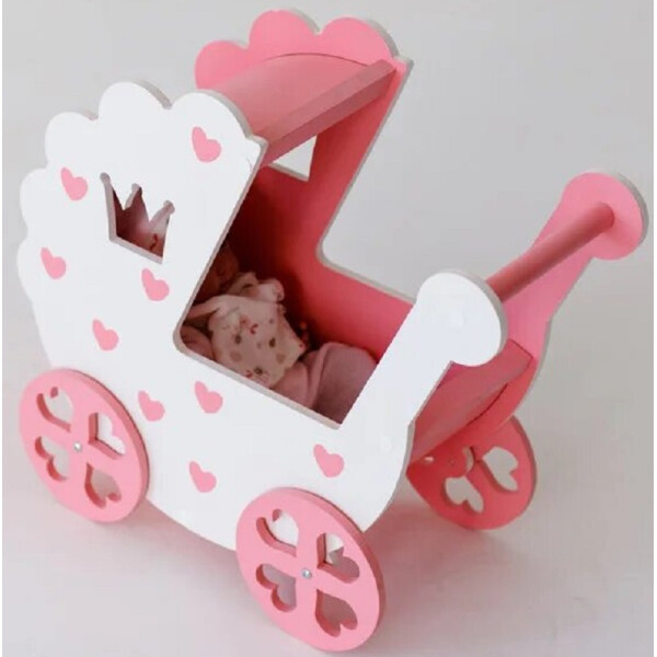 

Коляска для куклы KiddyRoom Розовый