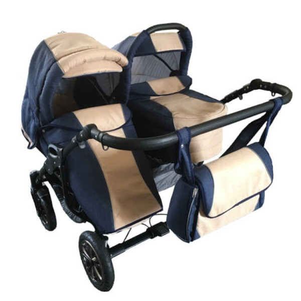 

для двойни Trans Baby Jumper Duo Len Blue/Beige (TB.JuD.Lux20/Lux24)
