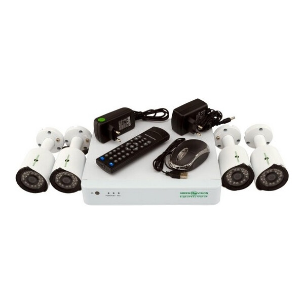 

Комплект видеонаблюдения GreenVision GV-K-G02/04 720Р