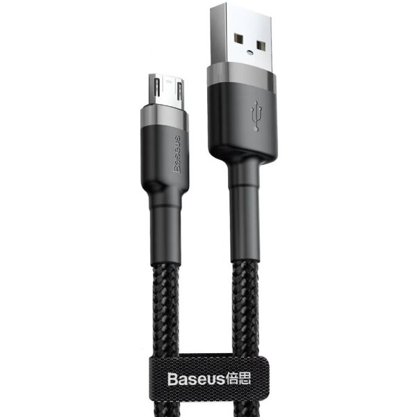 

Baseus Cafule USB Micro 1.5A 2M черно-серый
