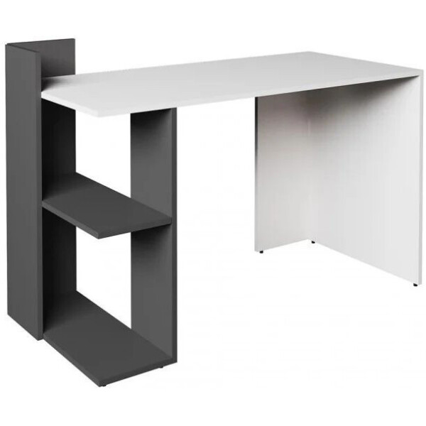

Компьютерный стол Vicco Theo, стол для ПК, 121x84, цвет белый, антрацит