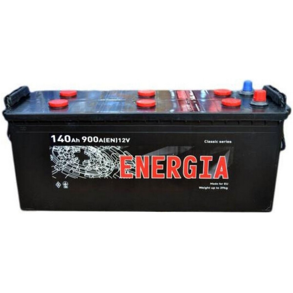

Автомобильный аккумулятор ENERGIA 140А боковая(+/-) (900EN) (д513*ш189*в195)