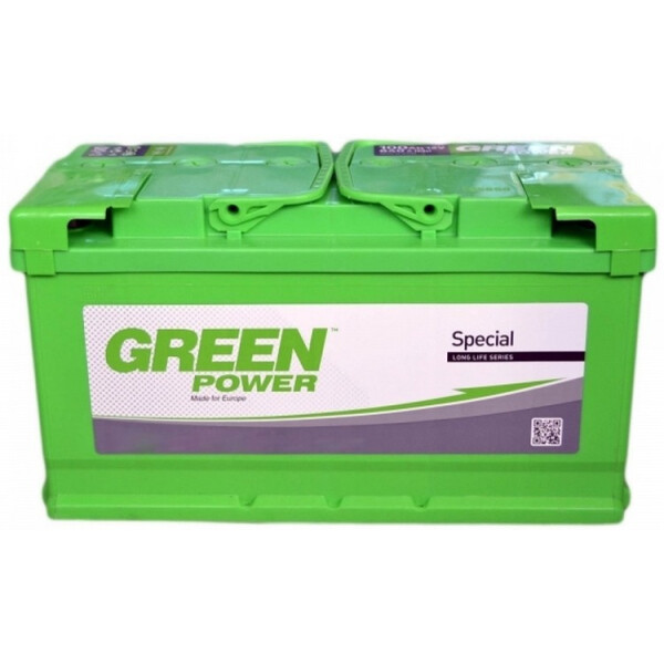 

Акумулятор GREEN POWER 90Ah (+/-) (720EN) (д352*ш175*в190) ,
