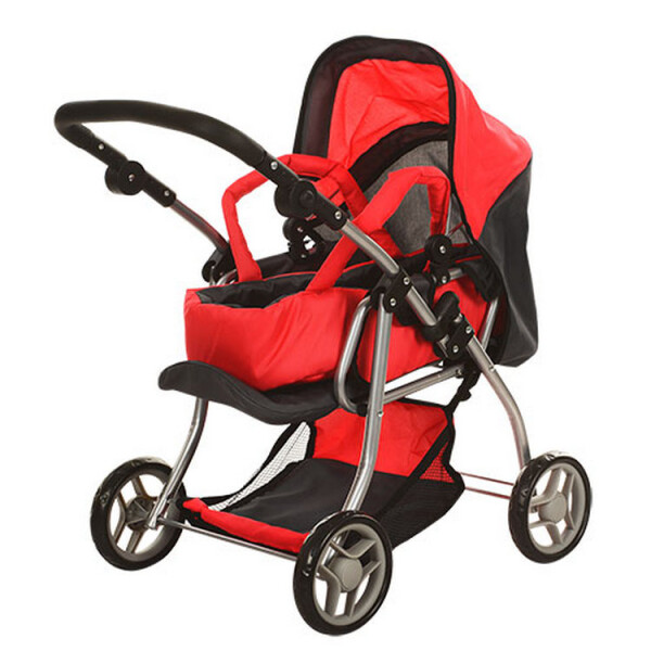 

Коляска для кукол Melogo 9672 (red/black)