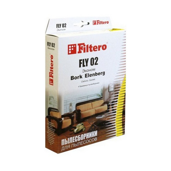 

Мешок для сбора пыли Пылесборник Эконом Filtero FLY02 (4)