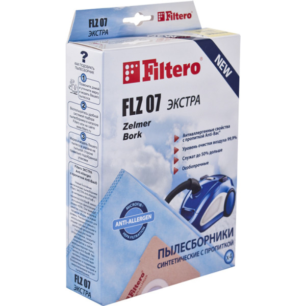 

Мешок для сбора пыли Пылесборник Экстра Filtero FLZ07 (4)