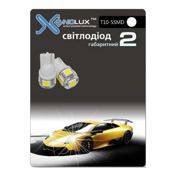 

Автолампа Xenolux T10-5 SMD (2шт) оранжевый