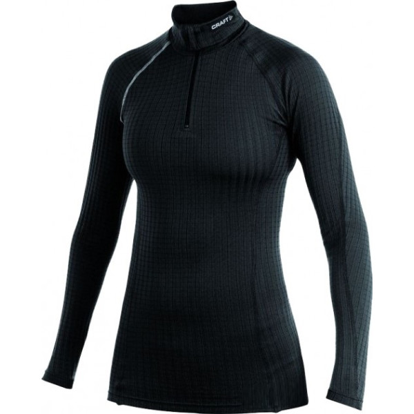 

Термобелье Craft Active Extreme Zip Turtle Neck LS Woman 9920 Black/Platinum L (1903776)