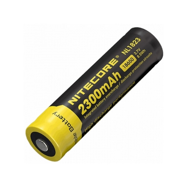 

литиевый Li-Ion 18650 Nitecore NL183 3.7V (2300mAh), защищенный 6-1138