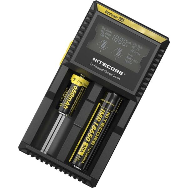 

Зарядное устройство Nitecore Digicharger D2 с LED дисплеем (2 канала) 6-1120