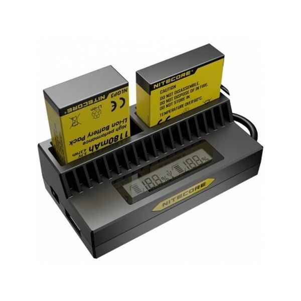 

Зарядное устройство Nitecore UGP4 для GoPro Hero 4/3 (AHDBT- 401/301/201) 6-1189