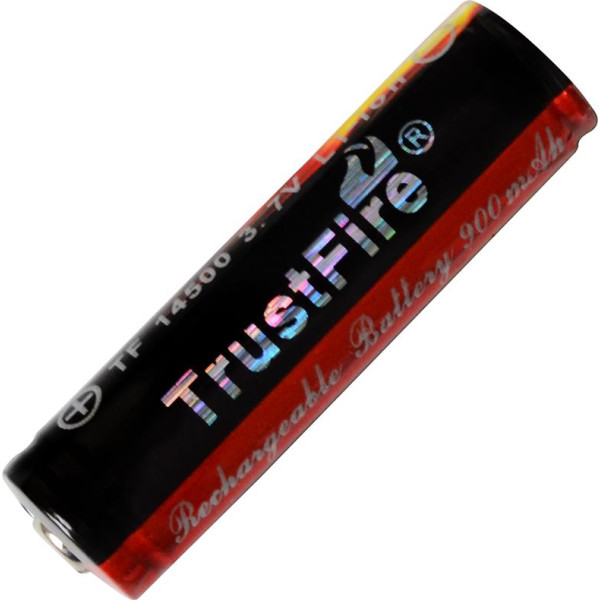 

литиевый Li-Ion 14500 TrustFire 3.7V (900mAh), защищенный 8-1072