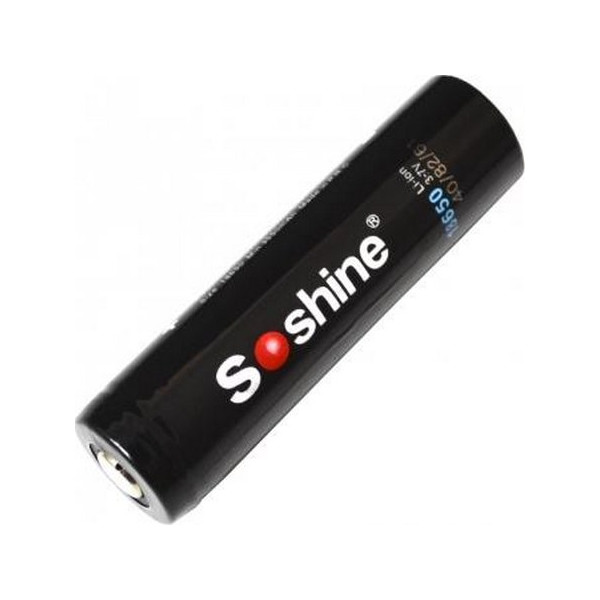 

литиевый Li-Ion 18650 Soshine 3.7V (3600mAh), защищенный 11-1080