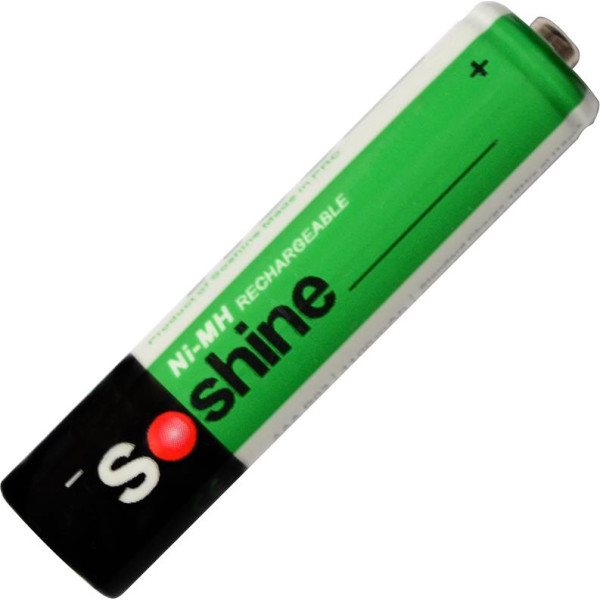 

никель-металлогидридный Ni-MH AAA (R03) Soshine 1.2V (1100mAh) 11-1012