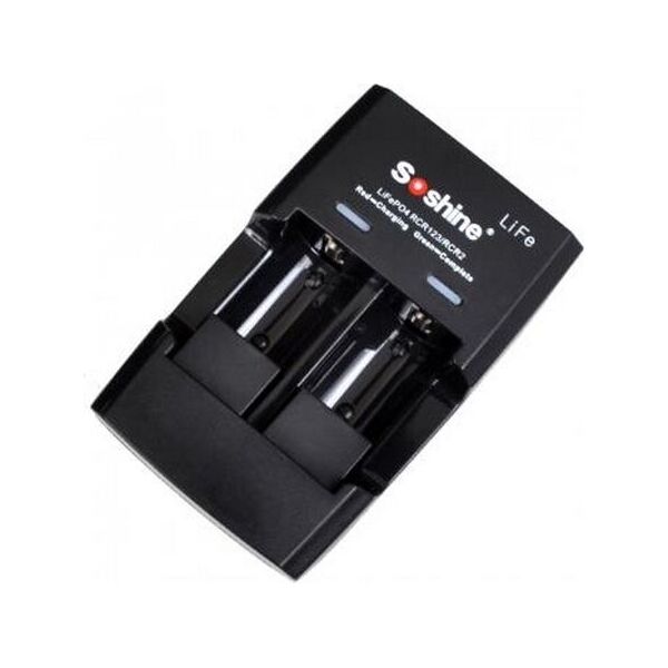 

Зарядное устройство Soshine S5-Fe (RCR123A, CR2) 11-1071