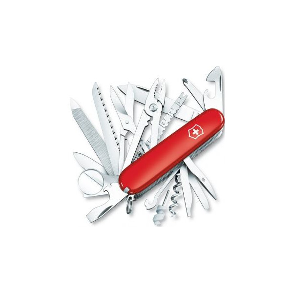 

Мультитул Victorinox SWISSCHAMP (91мм, 33 функции), красный 1.6795