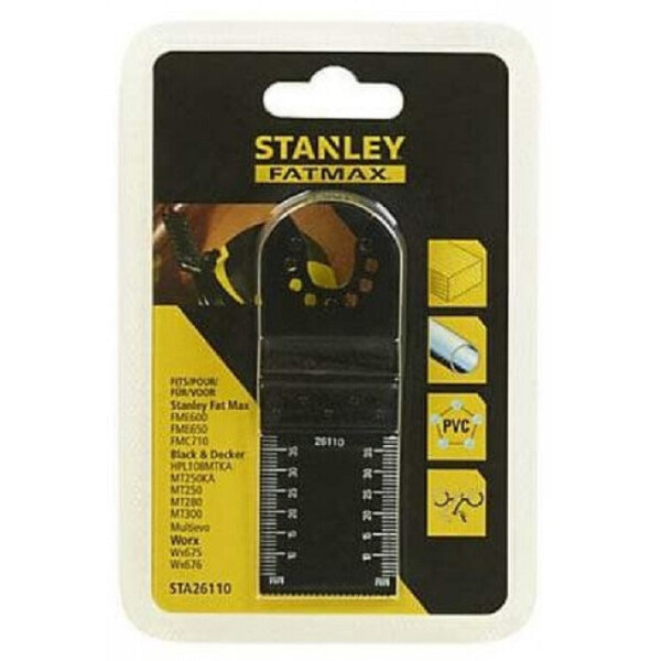 

Погружное пильное полотно для древесины и металлу Stanley (STA26110)