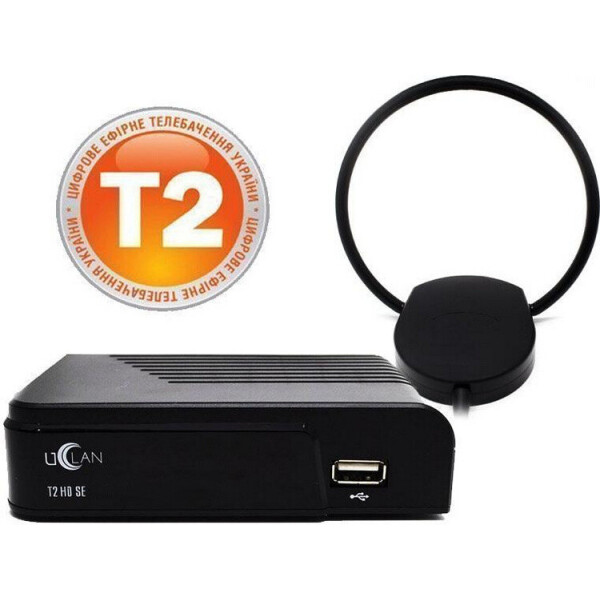 

T2-тюнер uClan T2 HD SE с Антенной Eurosky ES-008