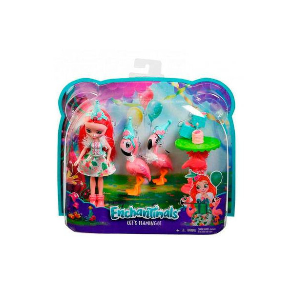 

Игровой набор Enchantimals Праздник фламинго Let's Flamingle Dolls and Playset FCG79