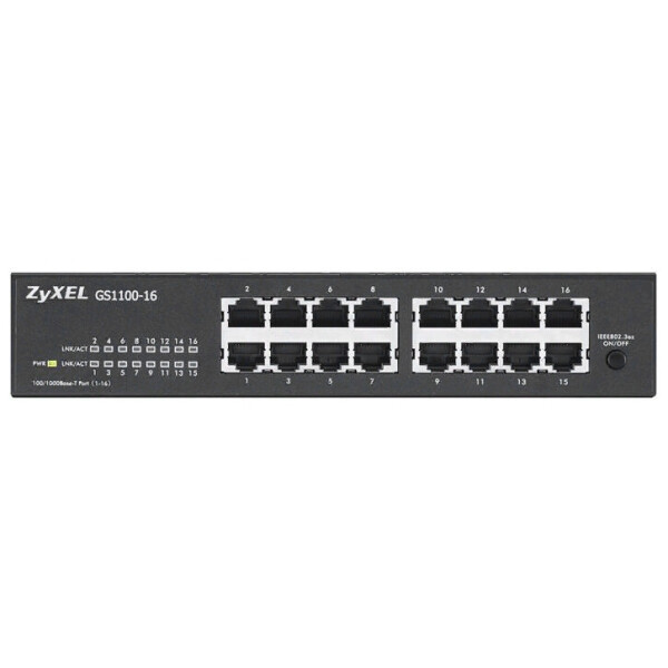 

ZYXEL GS1100-16 (16xGE, rackmount)