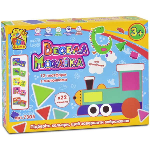 

Настольная игра Fun Game Веселая мозаика (7305)