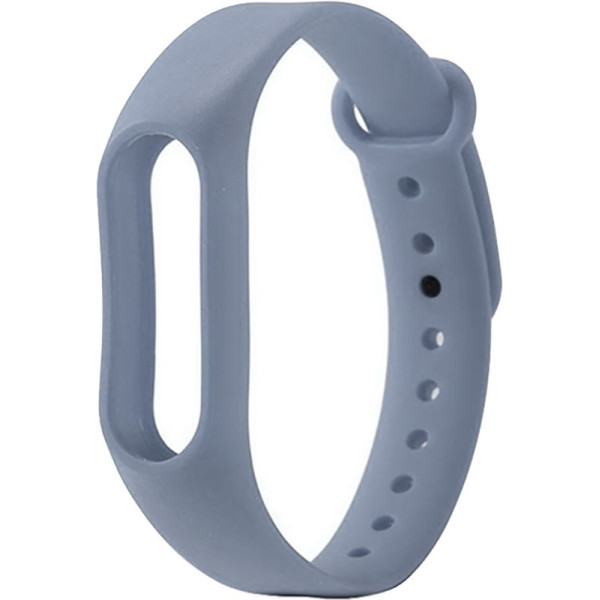 

Ремешок UWatch Replacement Silicone Band For Xiaomi Mi Band 2 Grey