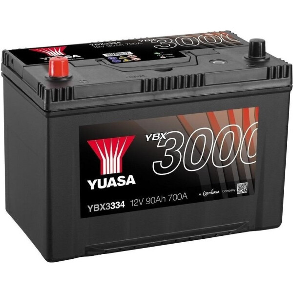 

Yuasa 90 Ah/12V SMF Battery Japan (1) (YBX3334)