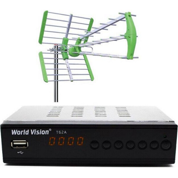 

World Vision T62A с Антенной World Vision Maxima L