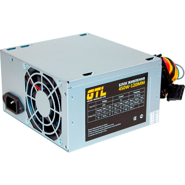 

Блок питания GTL 450W (GTL-450-80)